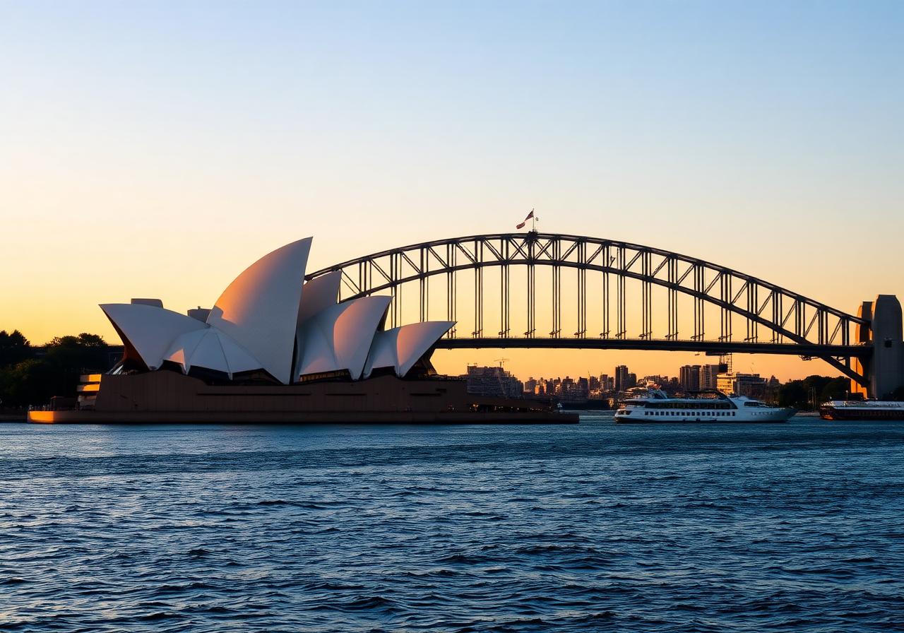 Iconic landmark representing Australia